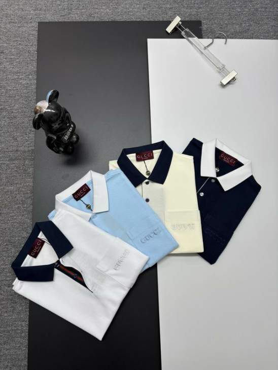 Picture of Gucci Polo Shirts Short _SKUGucciM-3XLaztx0427595